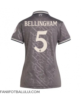 Real Madrid Jude Bellingham #5 Tricou Fotbal Replică 2024-25 Femei Treilea
